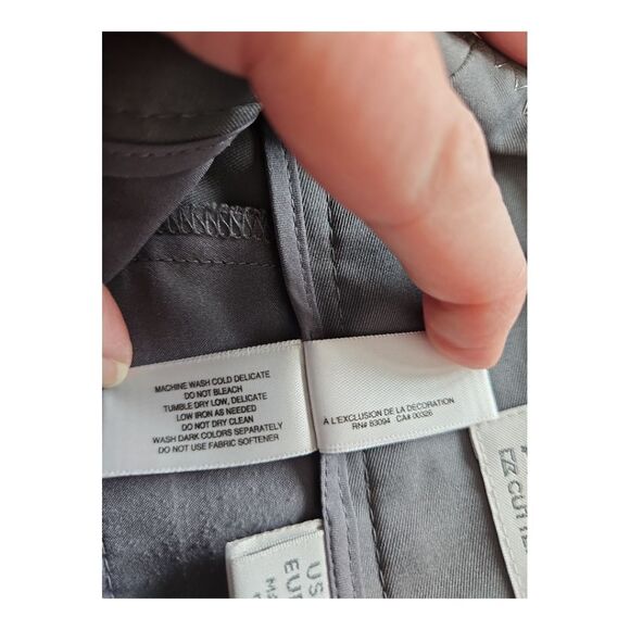 Annika Cutter & Buck Gray Lattice Print Golf Shorts Size 10 - Picture 8 of 8